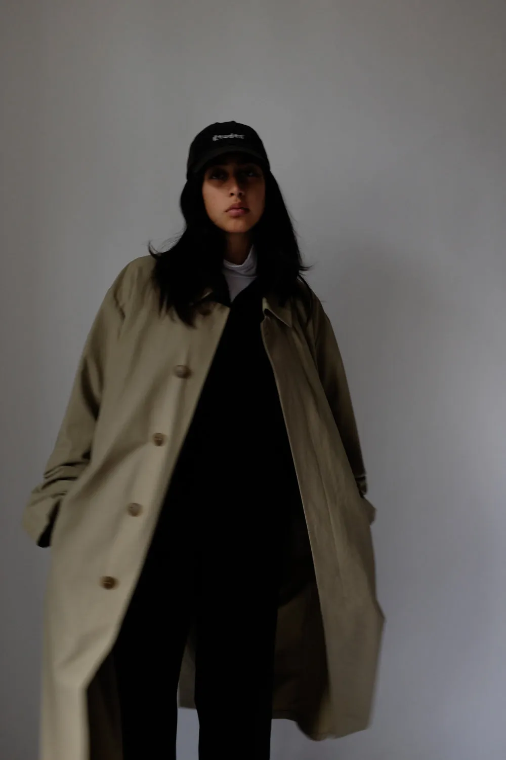 0063_CLEAN CLASSY BEIGE TRENCH COAT