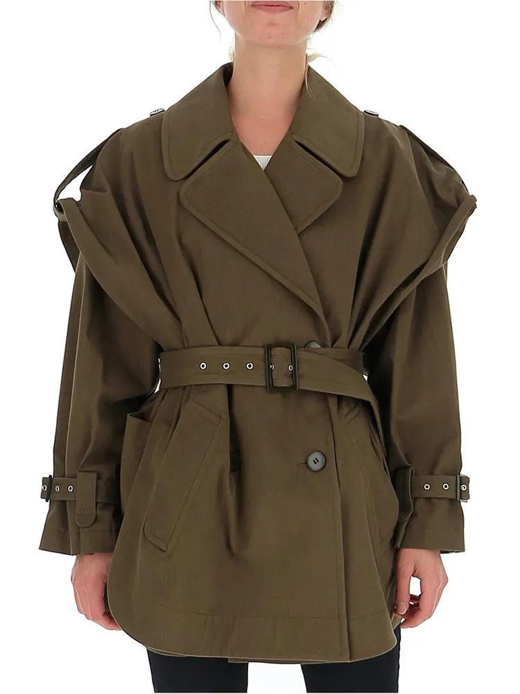 Alberta Ferretti Short Trench Coat