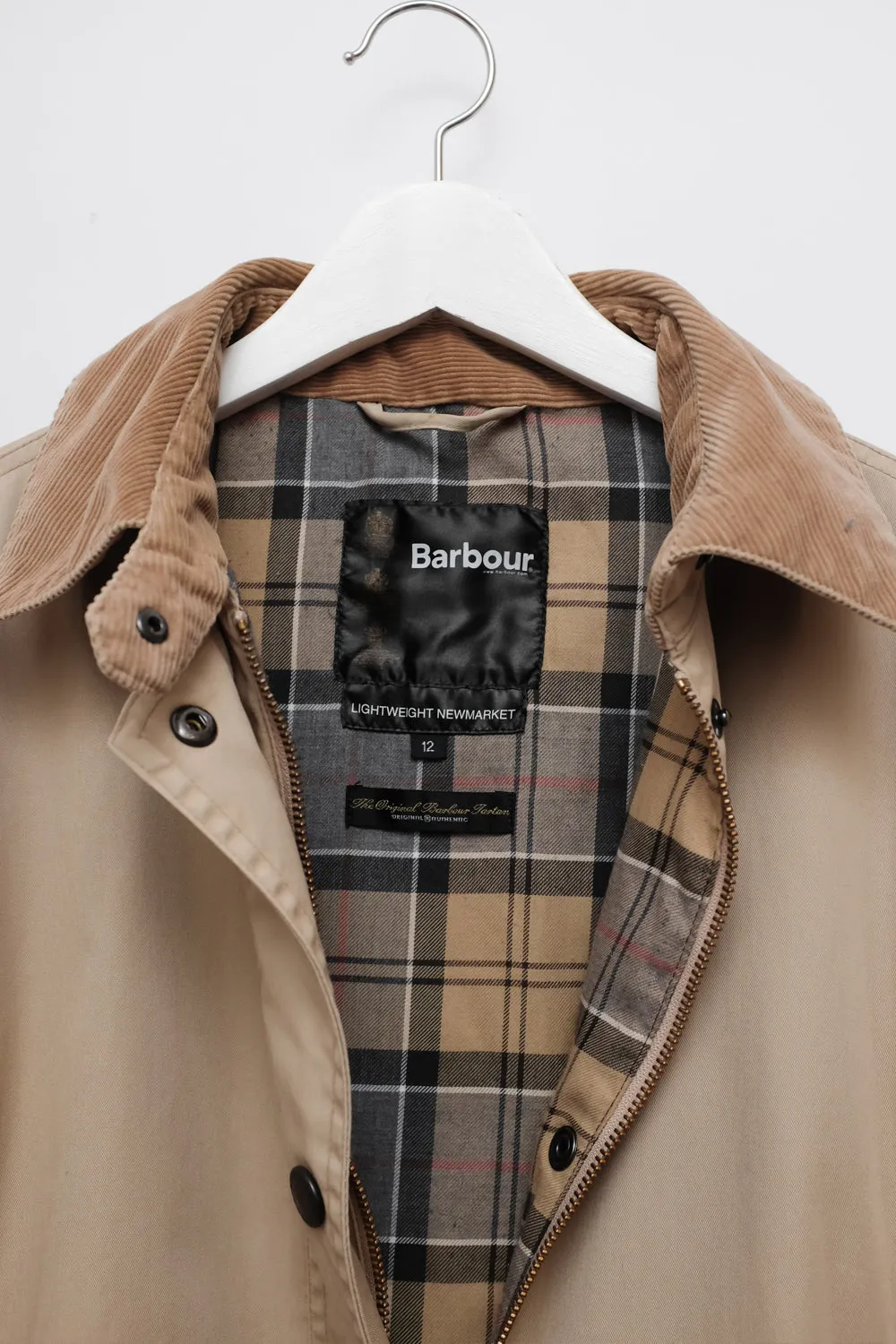 BARBOUR CLASSY BEIGE LONG JACKET COAT