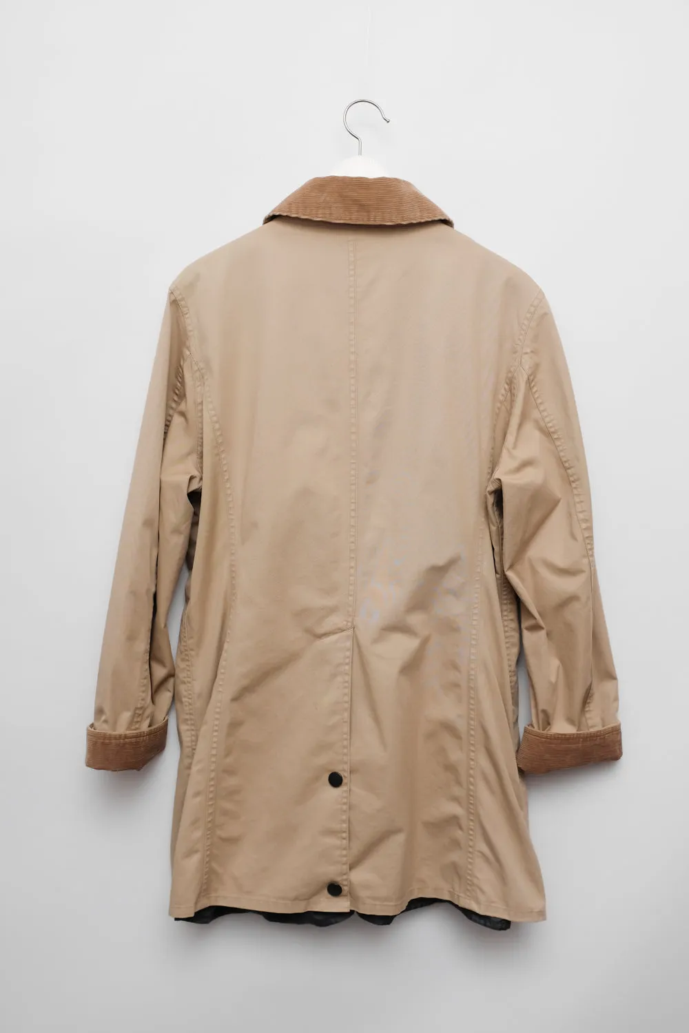 BARBOUR CLASSY BEIGE LONG JACKET COAT