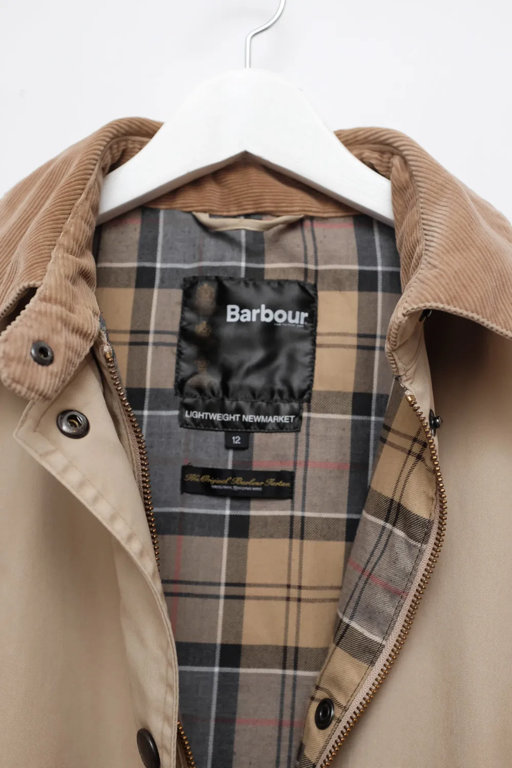 BARBOUR CLASSY BEIGE LONG JACKET COAT