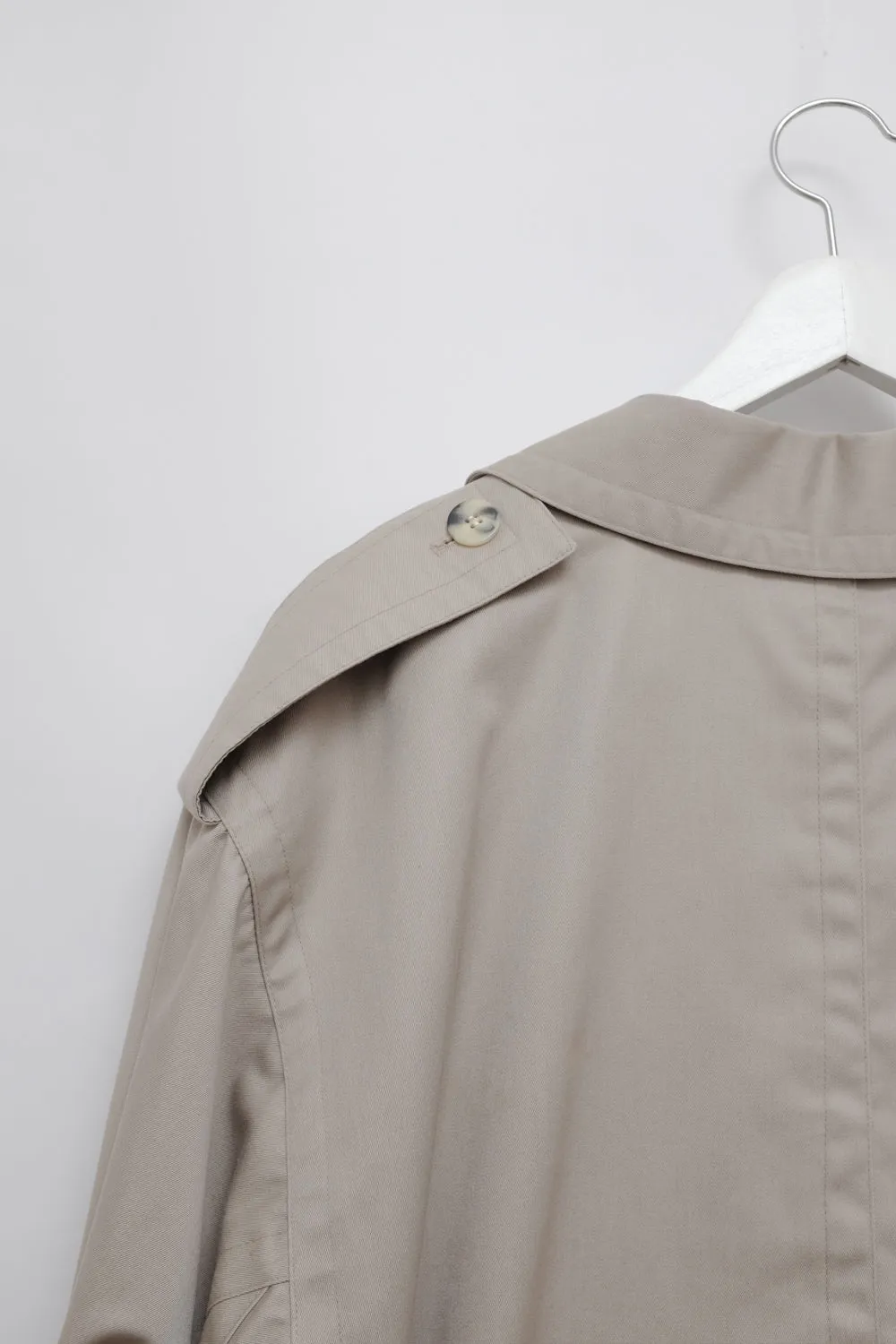 BEIGE CLASSY VINTAGE TRENCH COAT