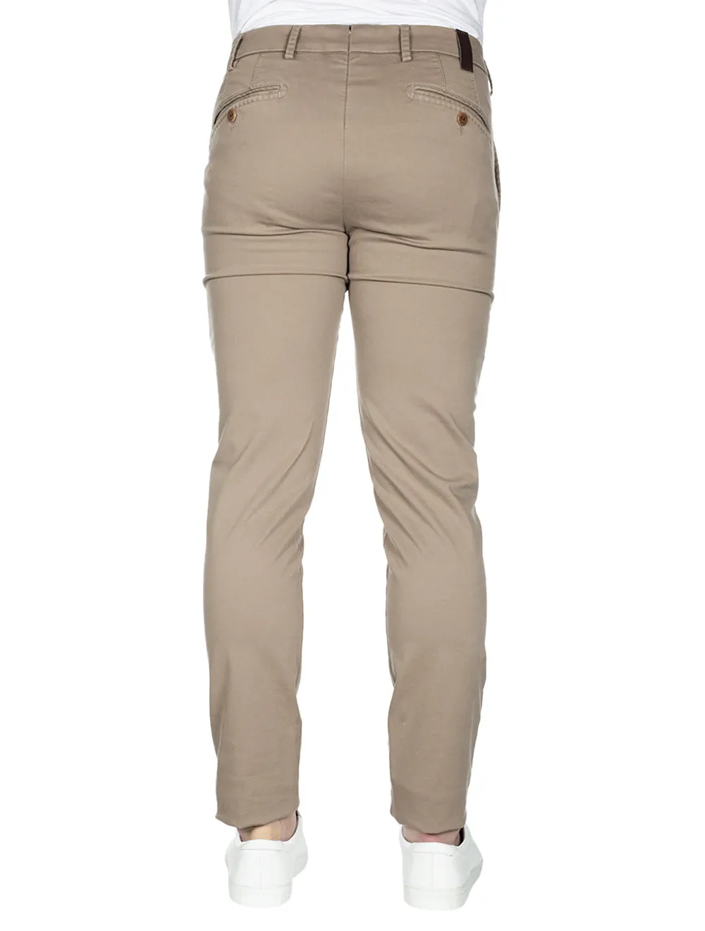 Beige Lupus Cotton Chino