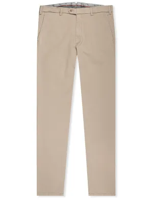 Beige Lupus Cotton Chino