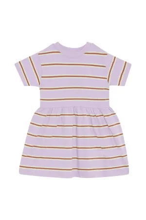 Bonds Kids Tee Dress - Bonds Triple Stripe Lilac