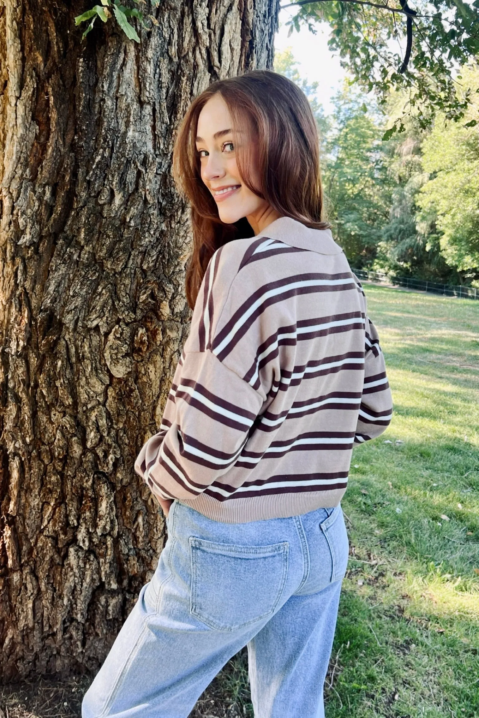 Book Club Striped Top