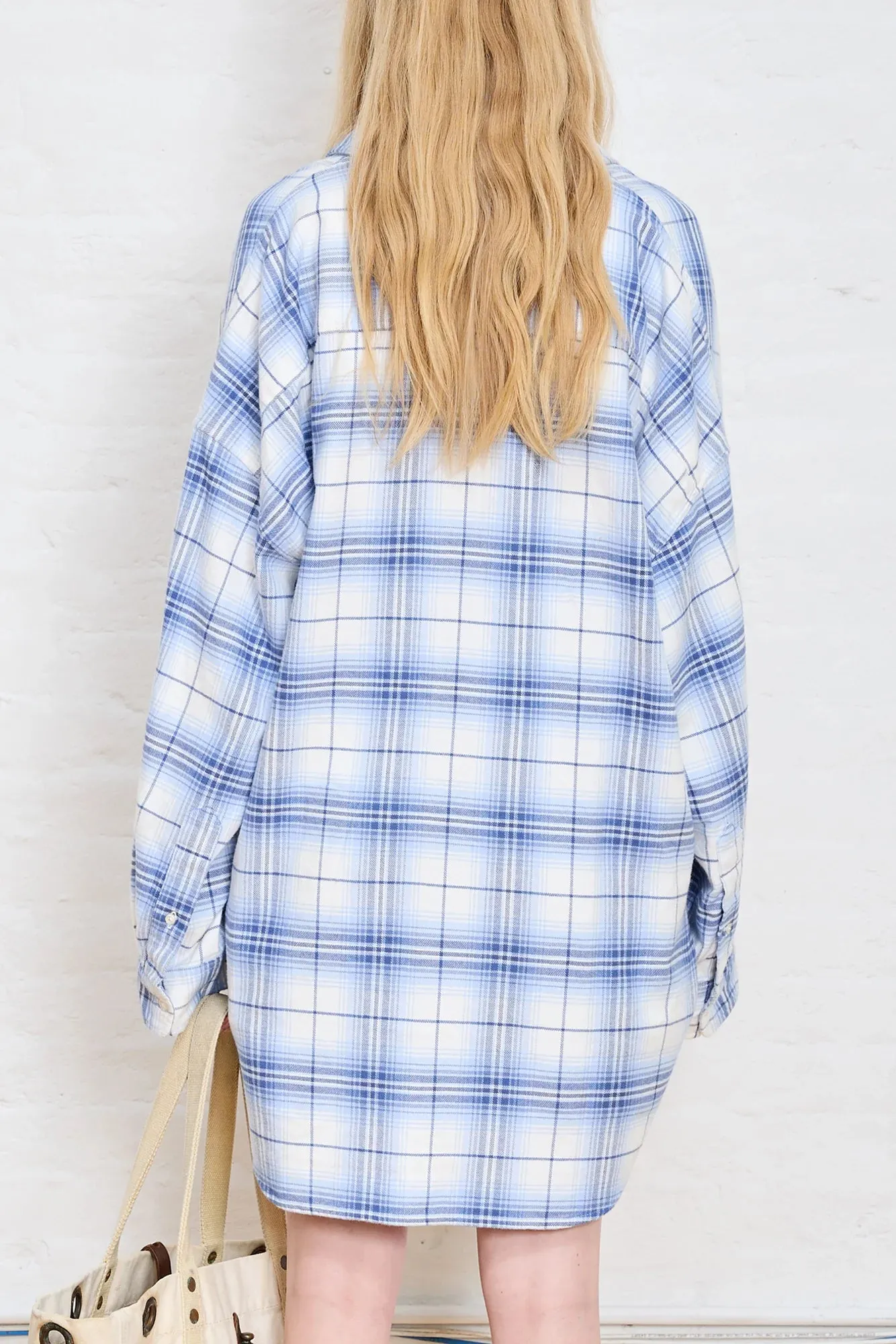 Button Front Plaid Shirt