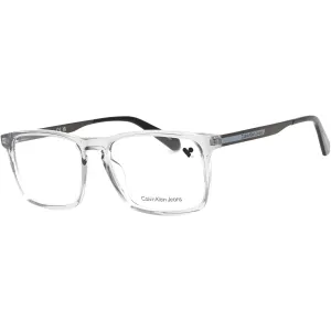 Calvin Klein Jeans Men's Eyeglasses - Light Grey Square Full Rim Frame | CKJ22613 051