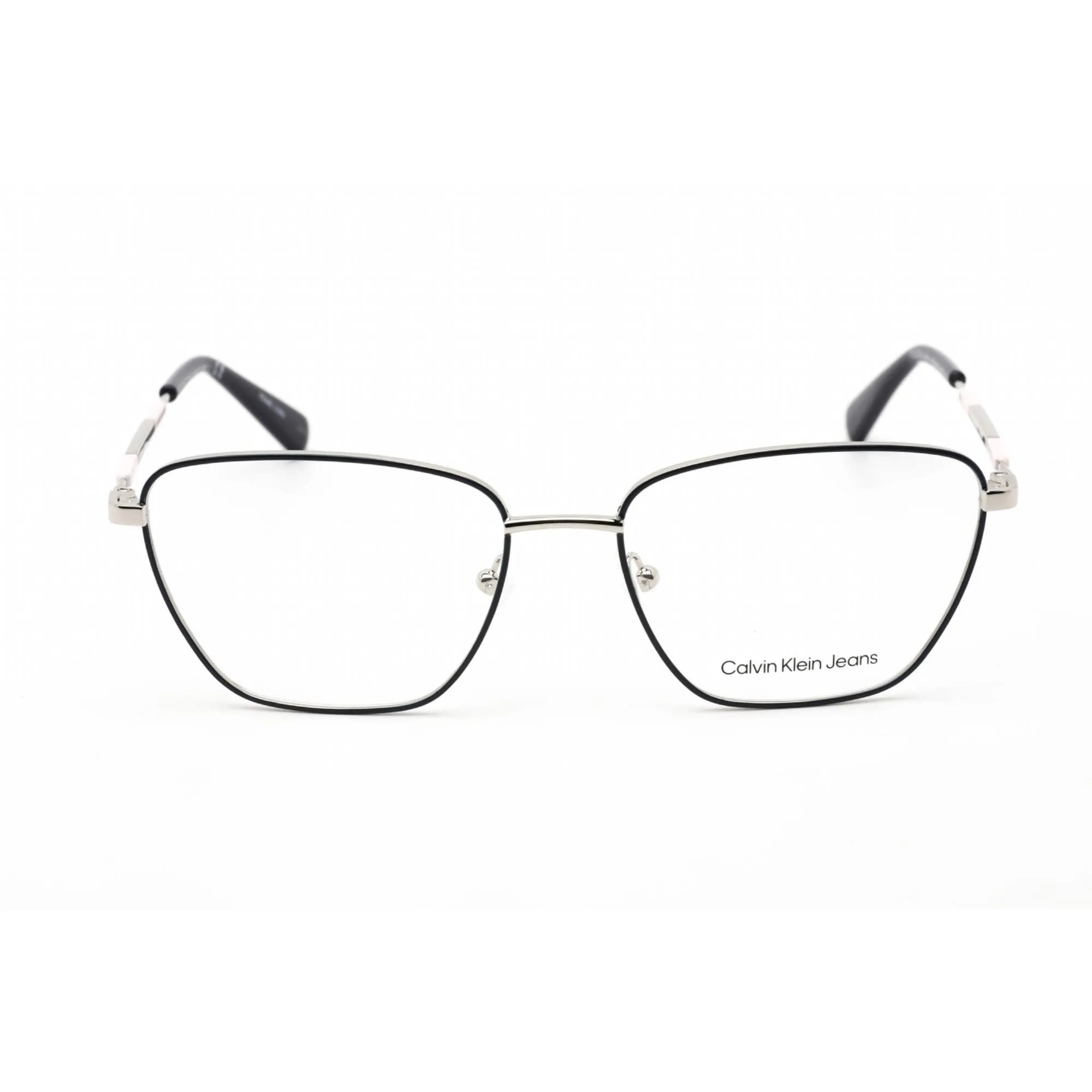 Calvin Klein Jeans Women's Eyeglasses - Silver/Blue Frame Clear Lens | CKJ21221 044