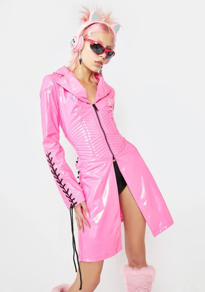 Candy Rude Awakening Trench Coat