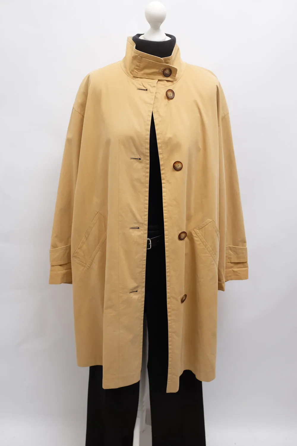 CARAMEL CLASSY MAC TRENCH COAT