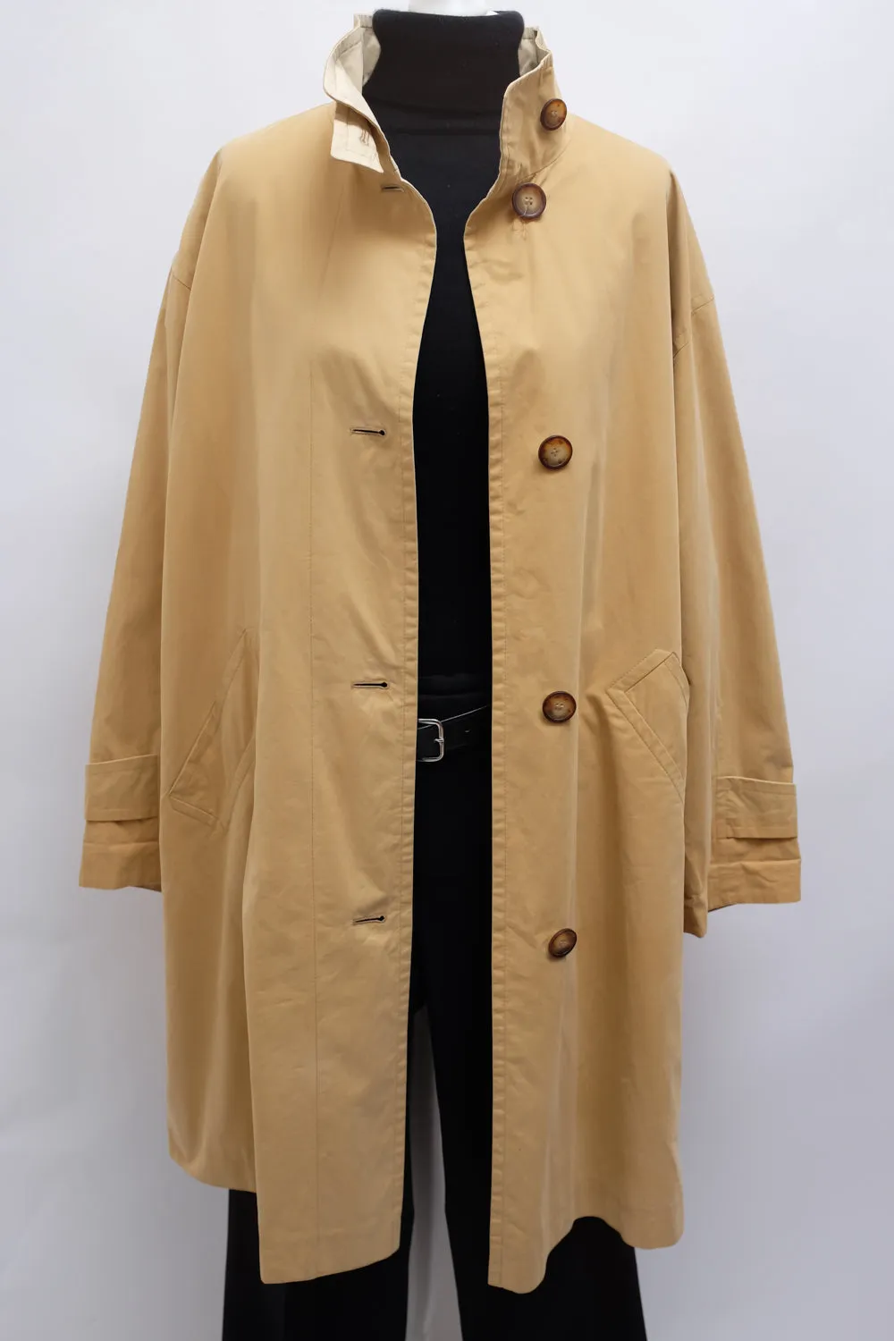 CARAMEL CLASSY MAC TRENCH COAT