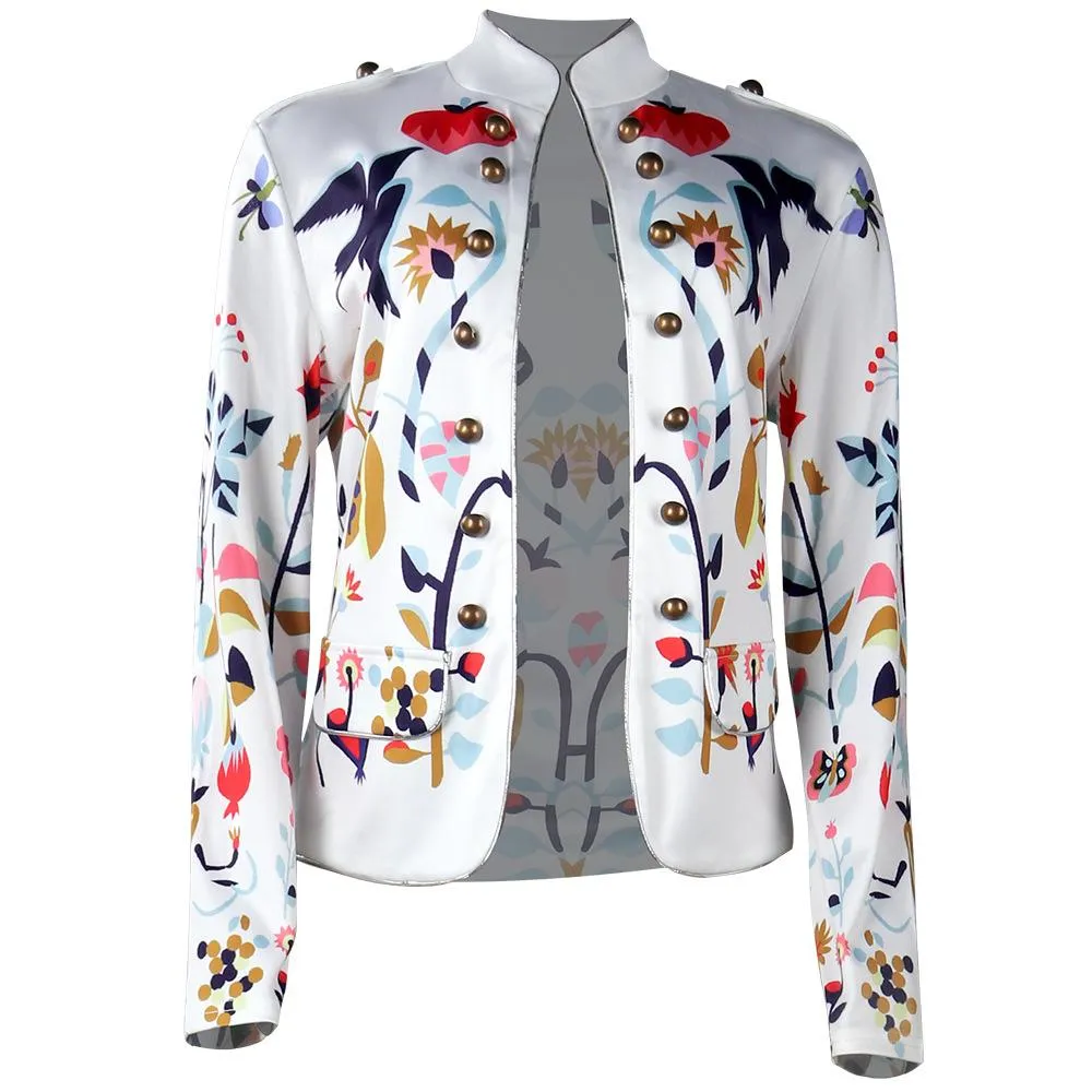 Classy Fashion Floral Print Carfigan Top Coats