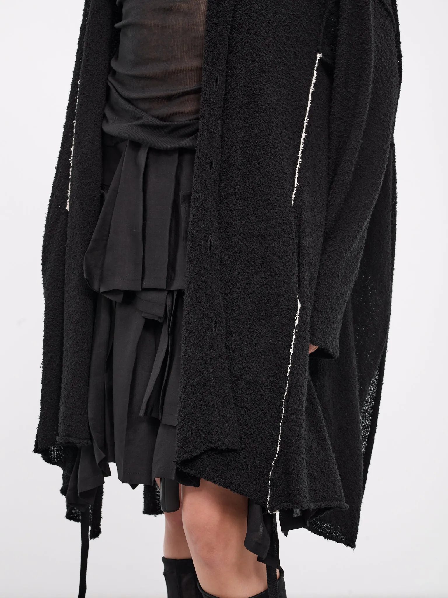 Drape Cardigan (FS-K25-092-BLACK)