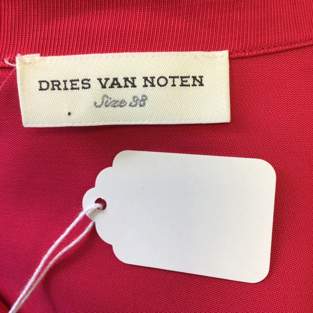 Dries van Noten Raspberry Pink Long Sleeved Button-down Top