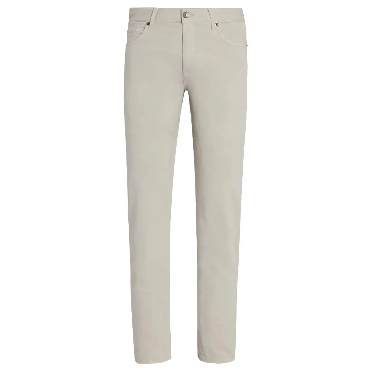 Dust White Stretch Cotton Lyocell Jeans