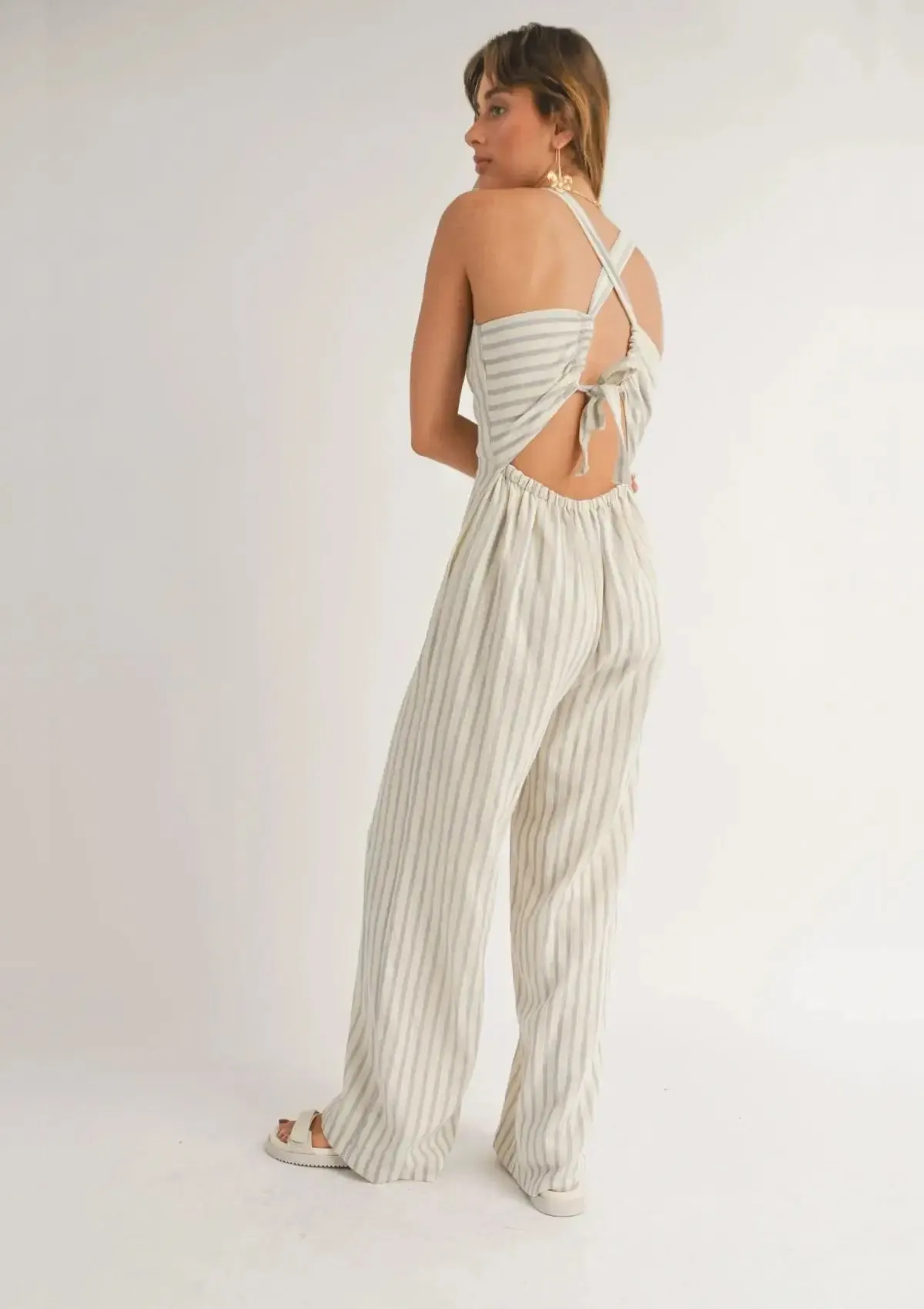 Ember White Sand Jumpsuit