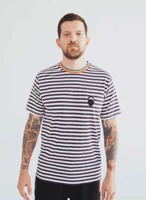 Gerald Eye Tee Navy Stripe