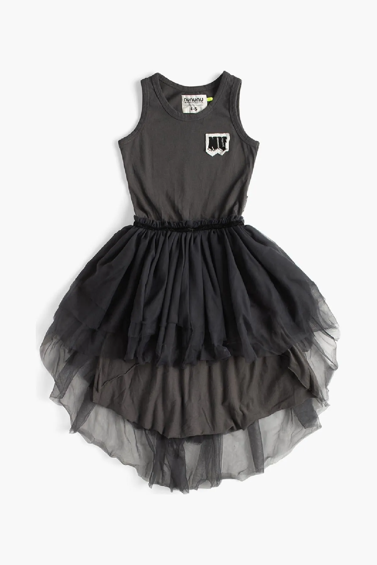 Girls Dress Nununu Tulle Graphite (Size 10/11 left)