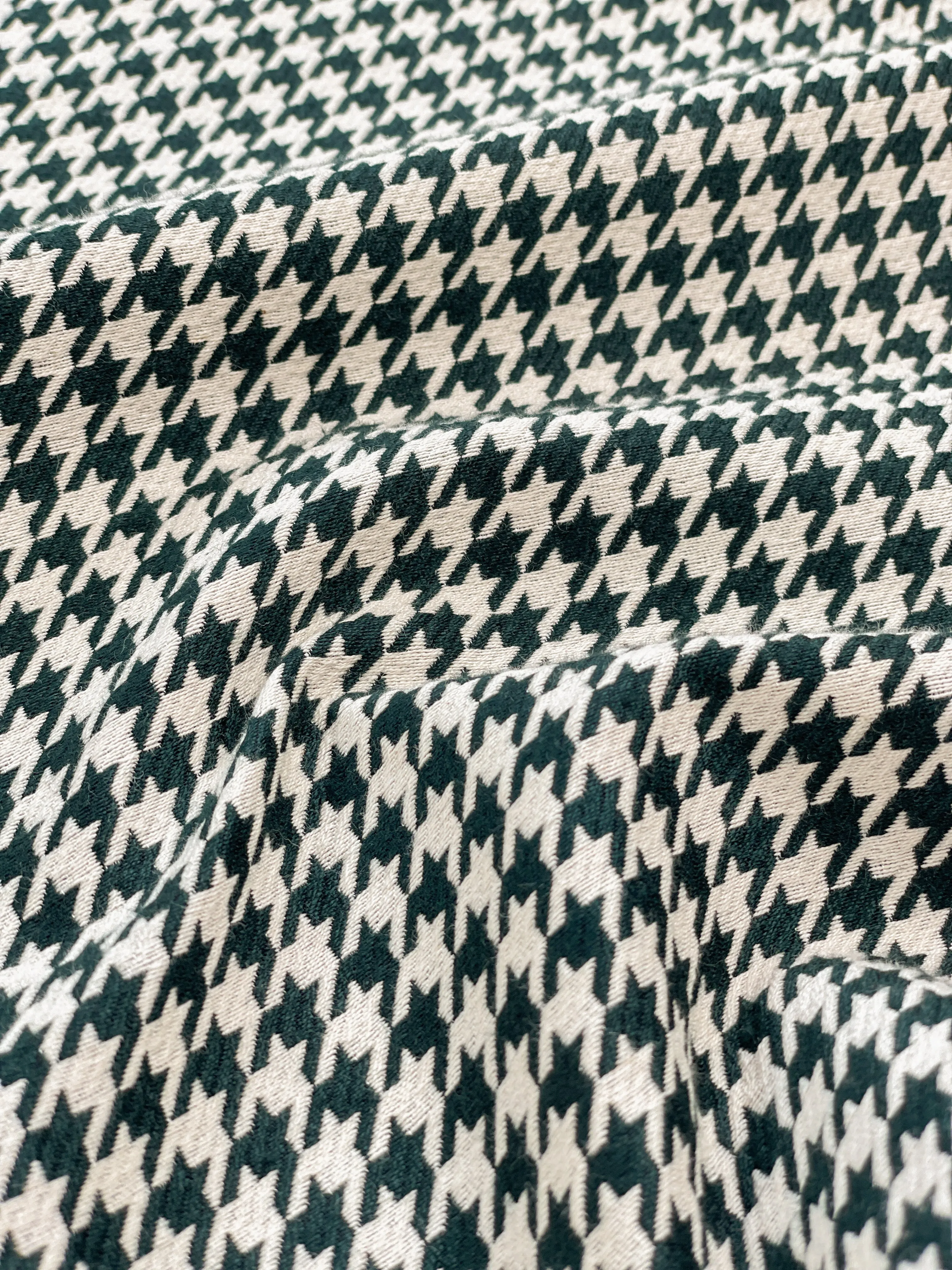 GREEN DOGTOOTH ZIP UP OVERSHIRT