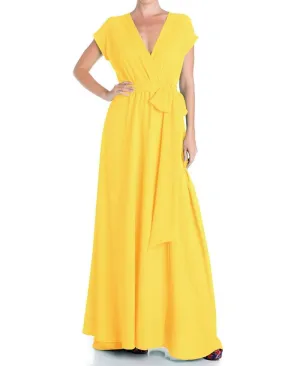 Jasmine Meghan Los Angeles Women's Maxi Dress, Yellow