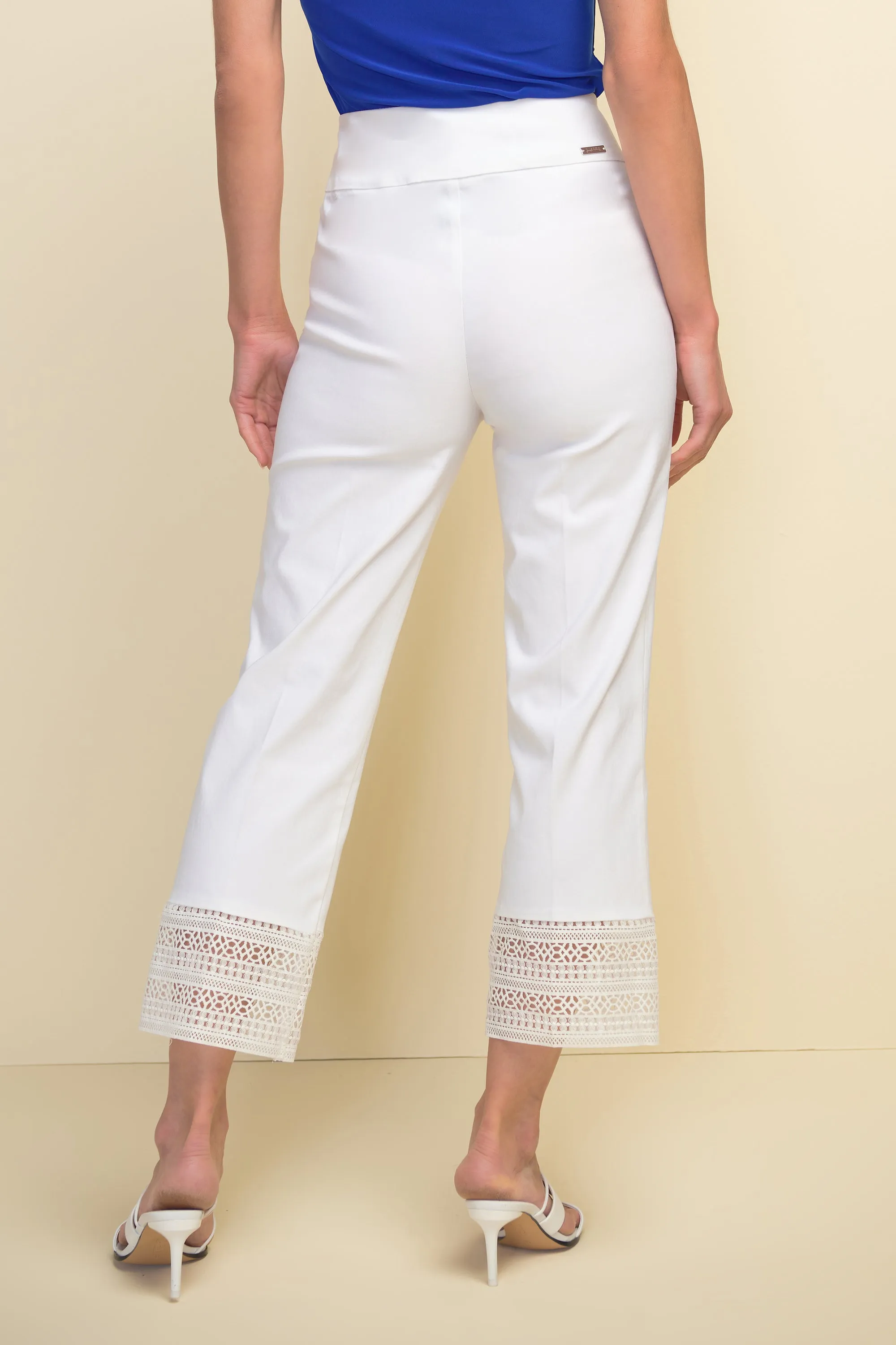 Joseph Ribkoff Illusion Hem Trousers