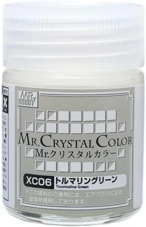 Mr. Hobby XC06 Mr. Crystal Color Tourmaline Green Lacquer Paint 18ml