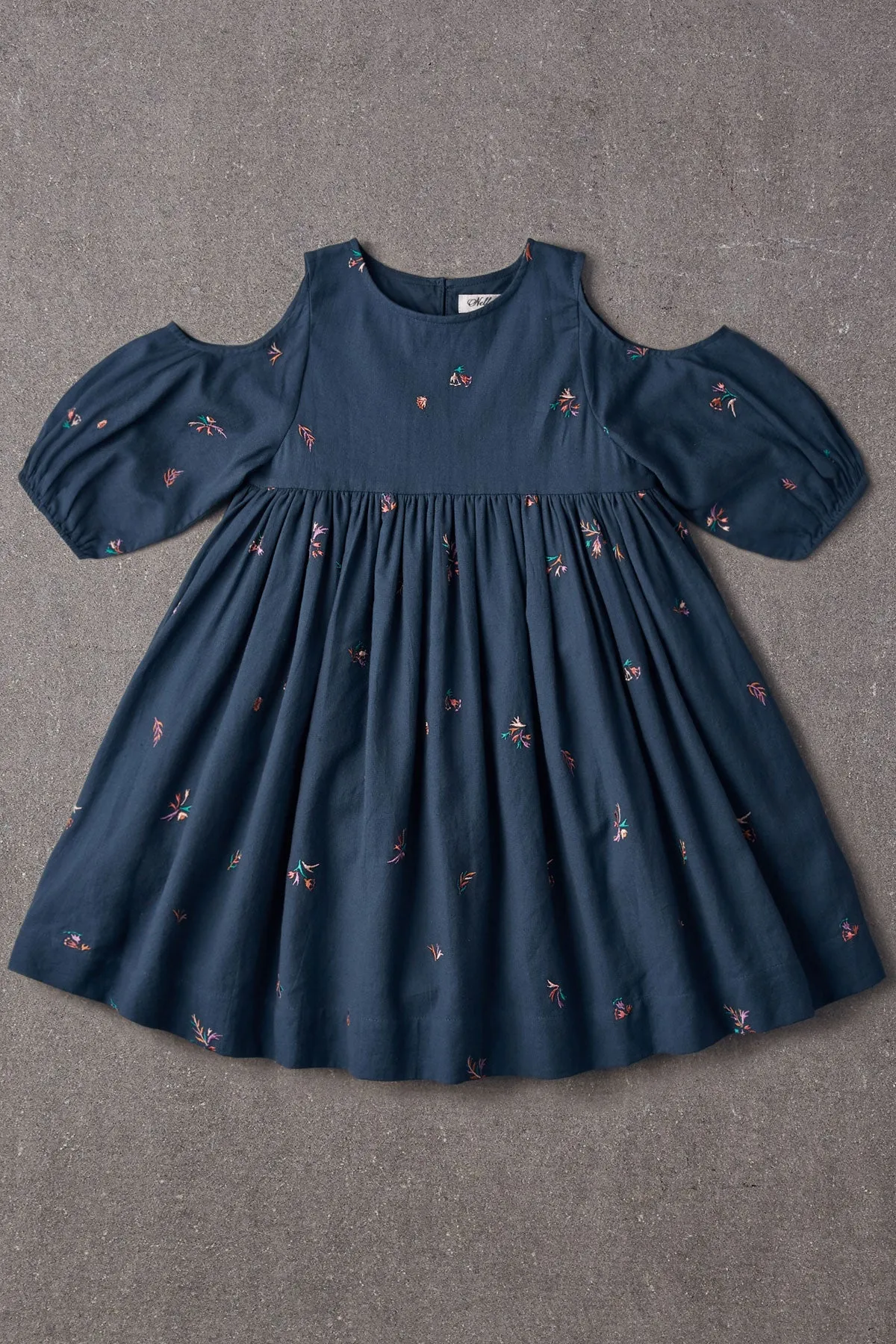 Nellystella Vanessa Girls Dress - Autumn Melody Embroidery