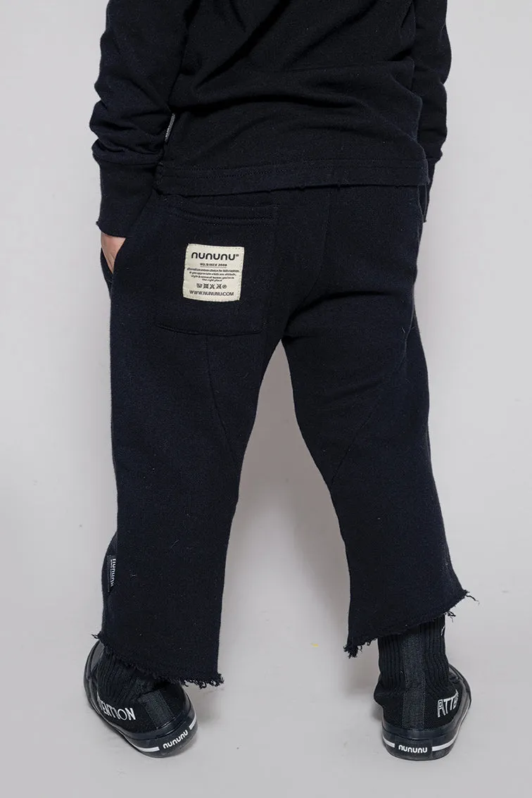 Nununu Skull Patch Smart Kids Pants - Black