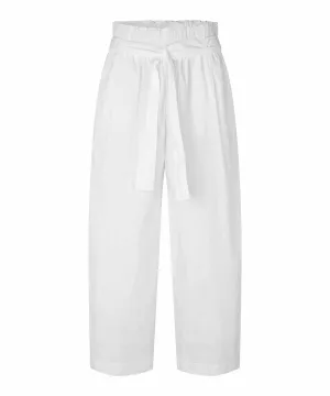 Paziat Tie-Waist Wide Leg Pants