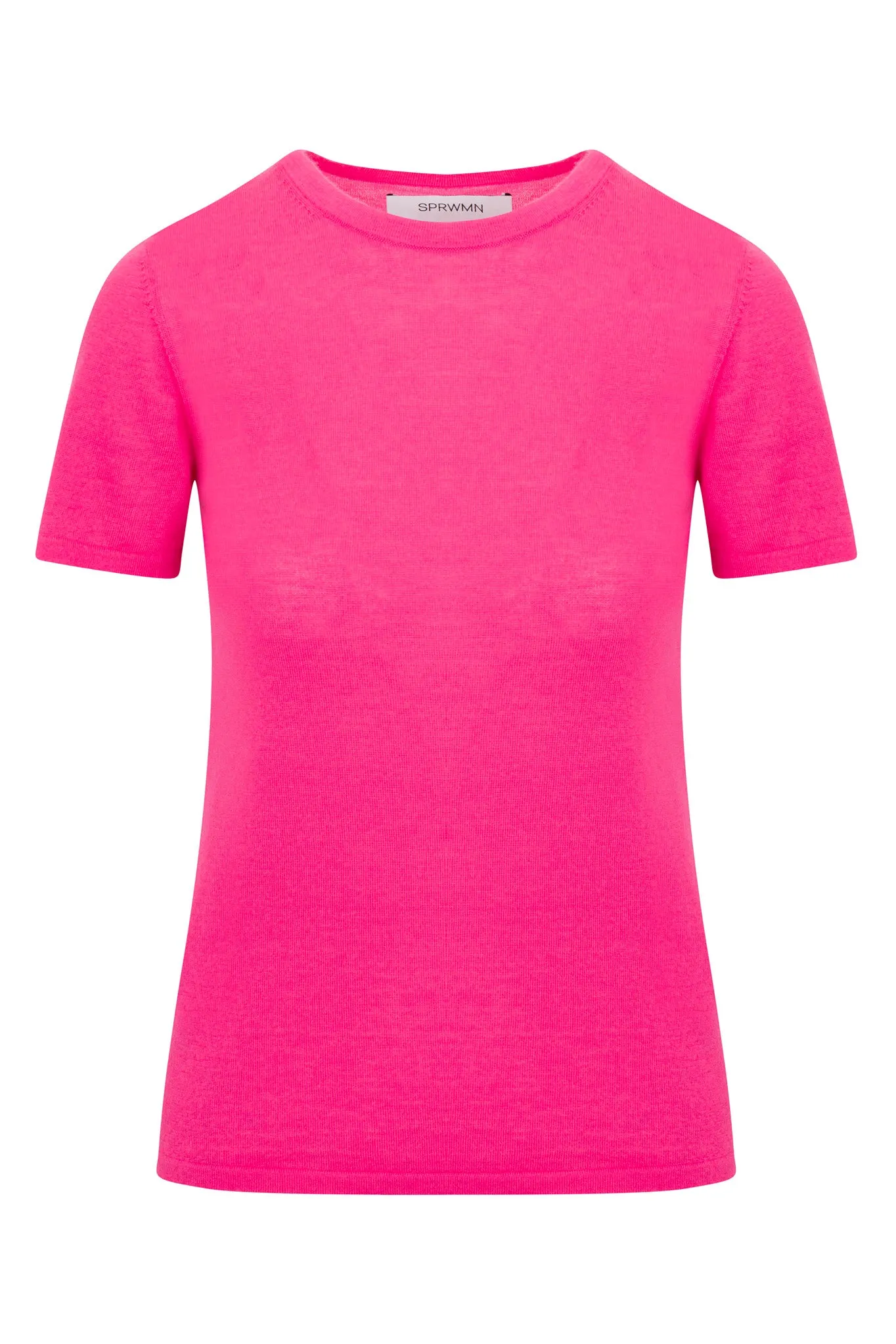 Pink Ultra Fine Cashmere Tee