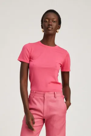 Pink Ultra Fine Cashmere Tee