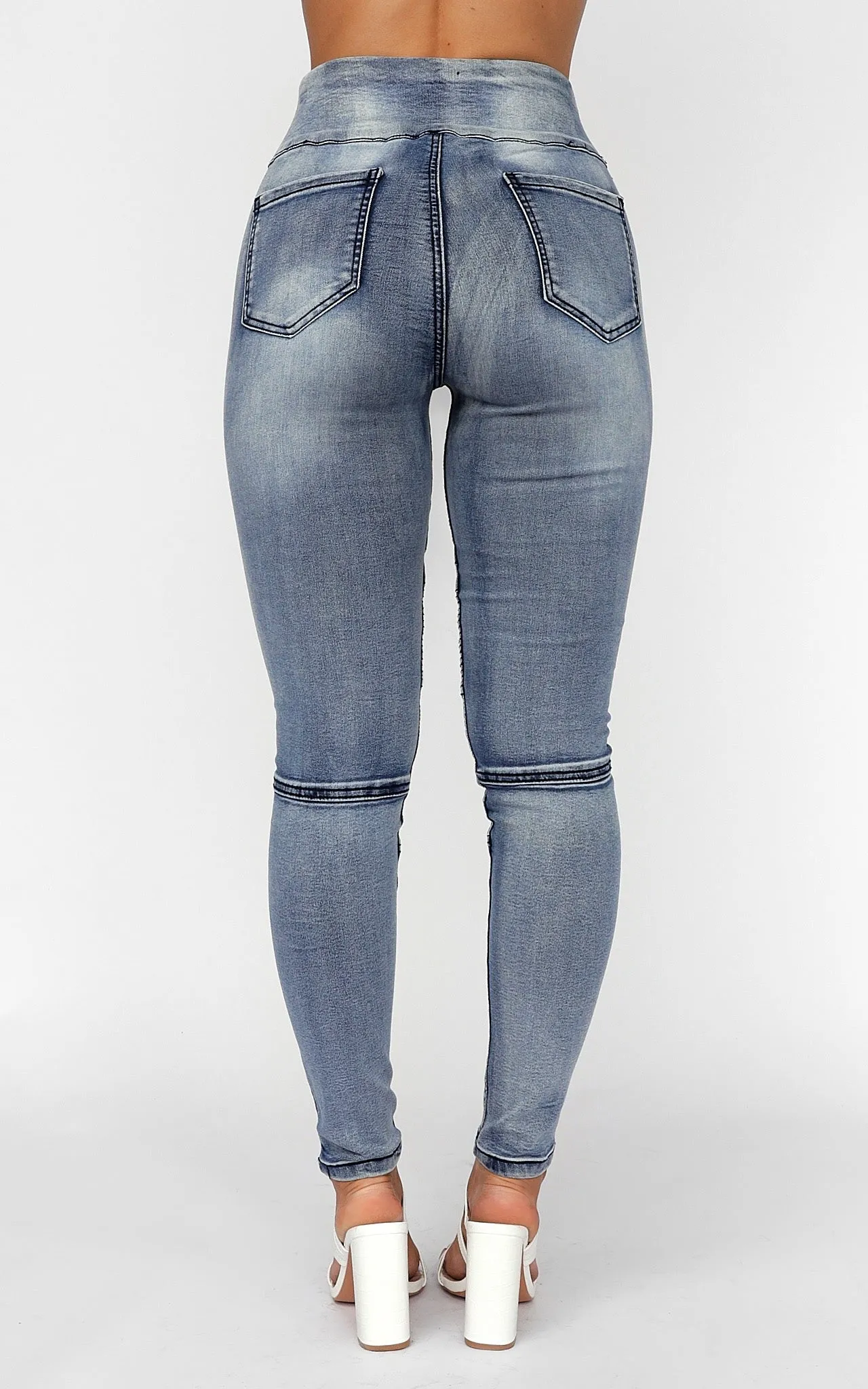 Pirilisa Jeggings - Vintage Blue