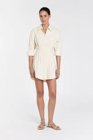 RACHEL BUTTER SHIRT MINI DRESS