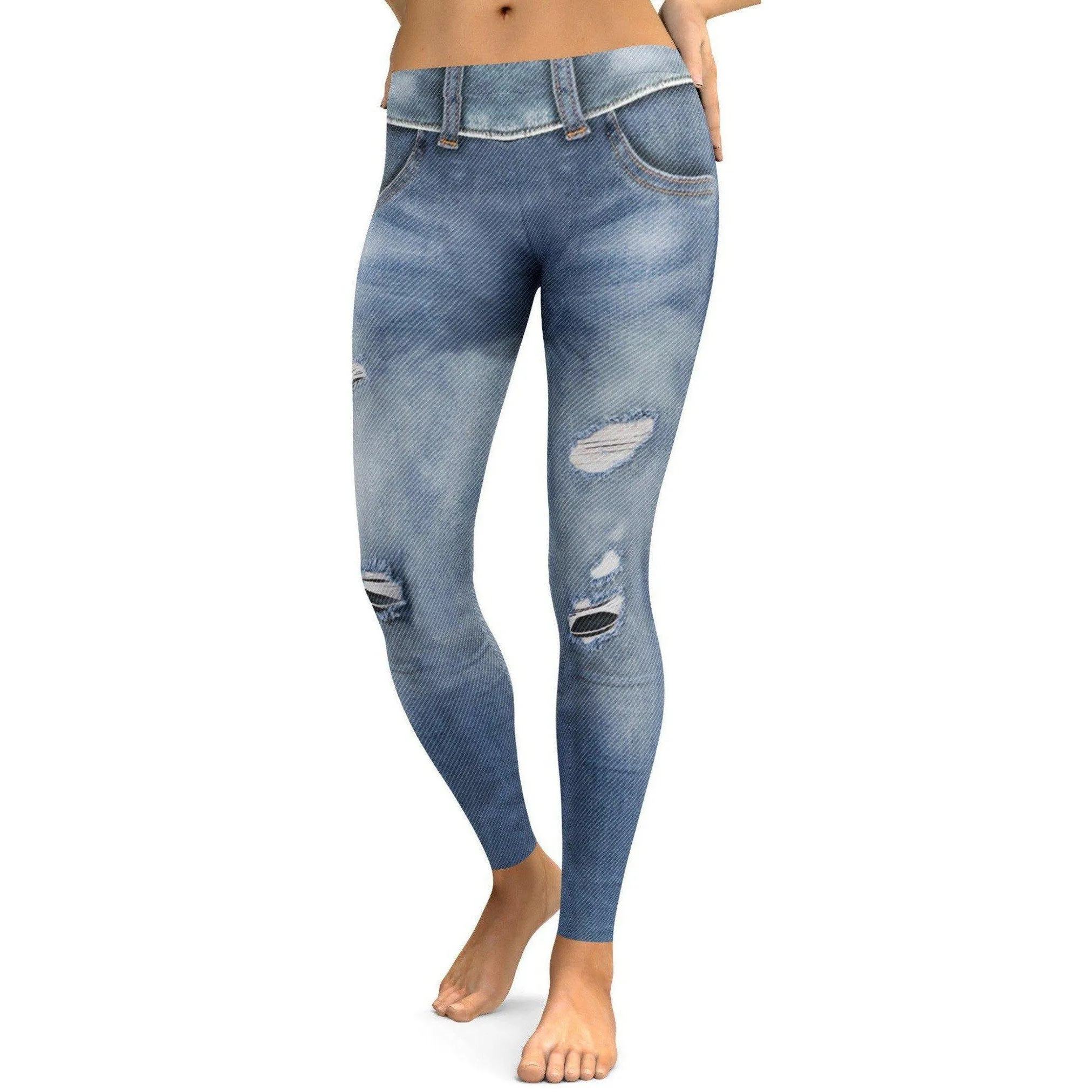 Realistic Jeans Leggings