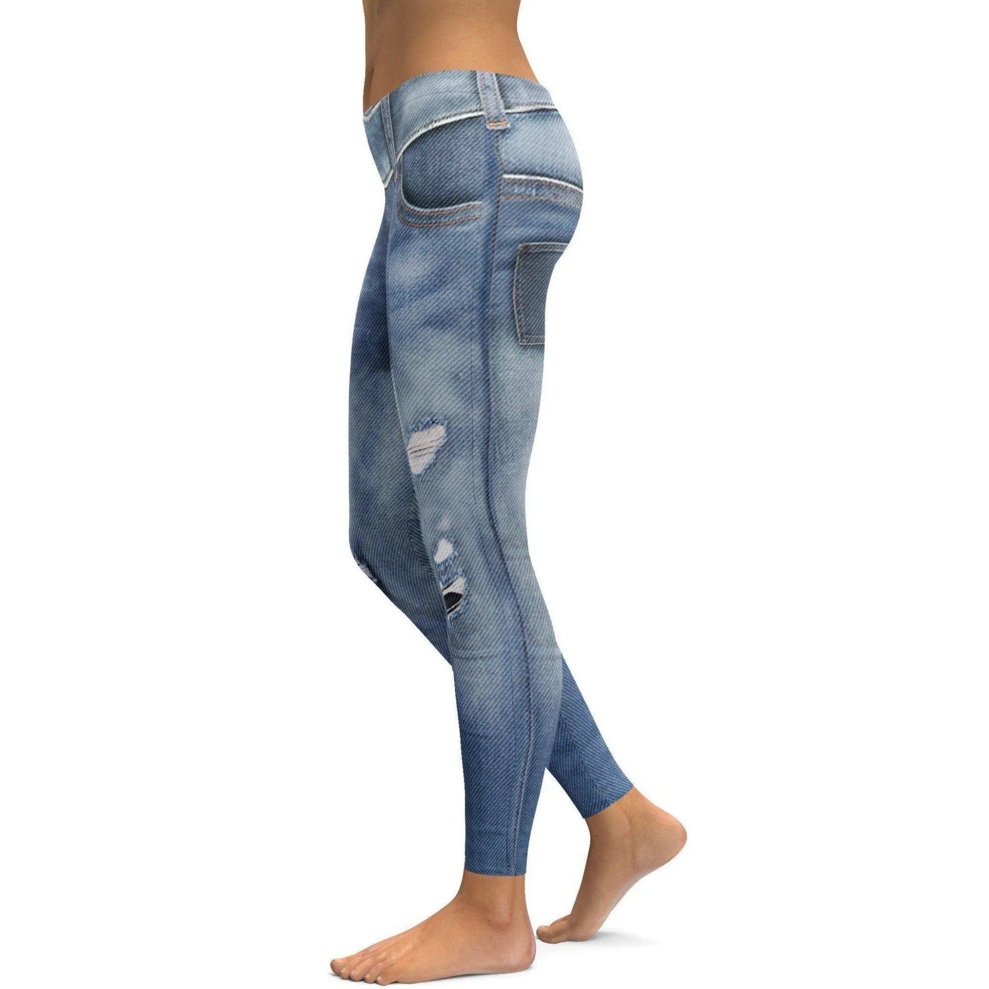 Realistic Jeans Leggings