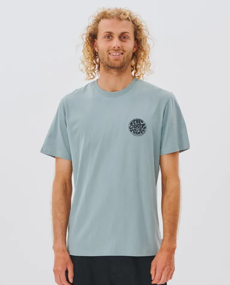 Rip Curl Wetsuit Icon Tee-Mineral Blue