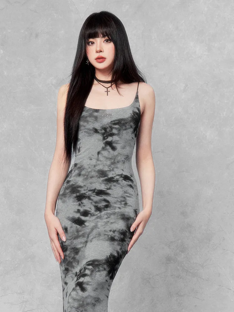 Smoke Tie Dye Maxi Dress