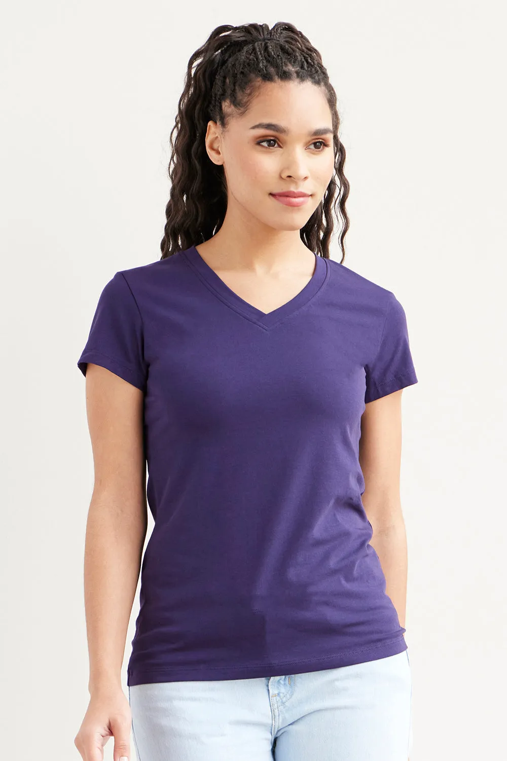 Women's Organic V-Neck T-shirt